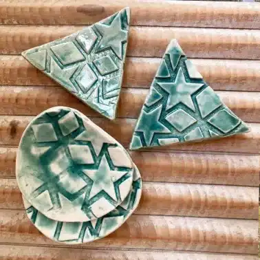 ejemplos de platitos de cerámica